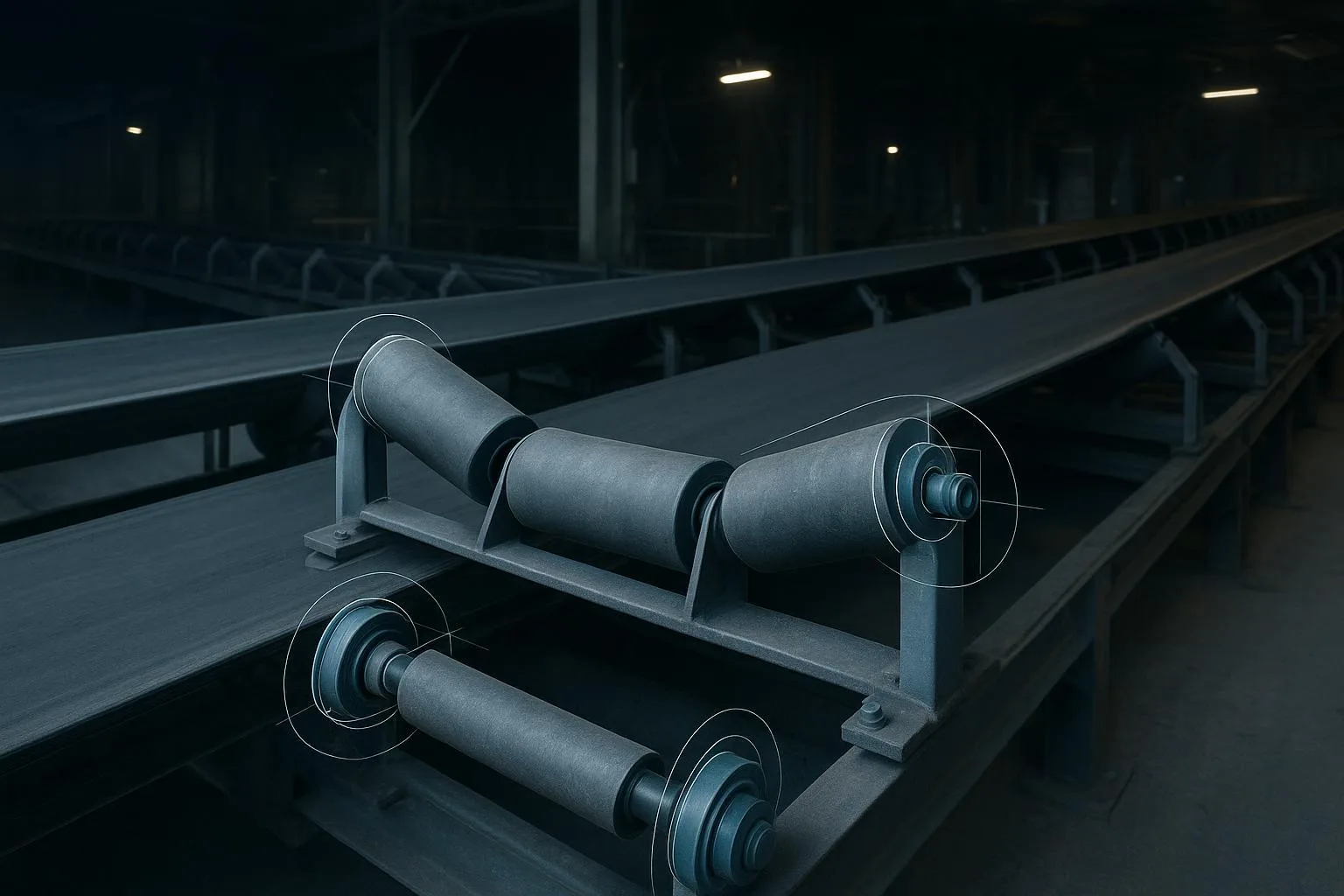 Belt conveyor idlers: definition and why they matter