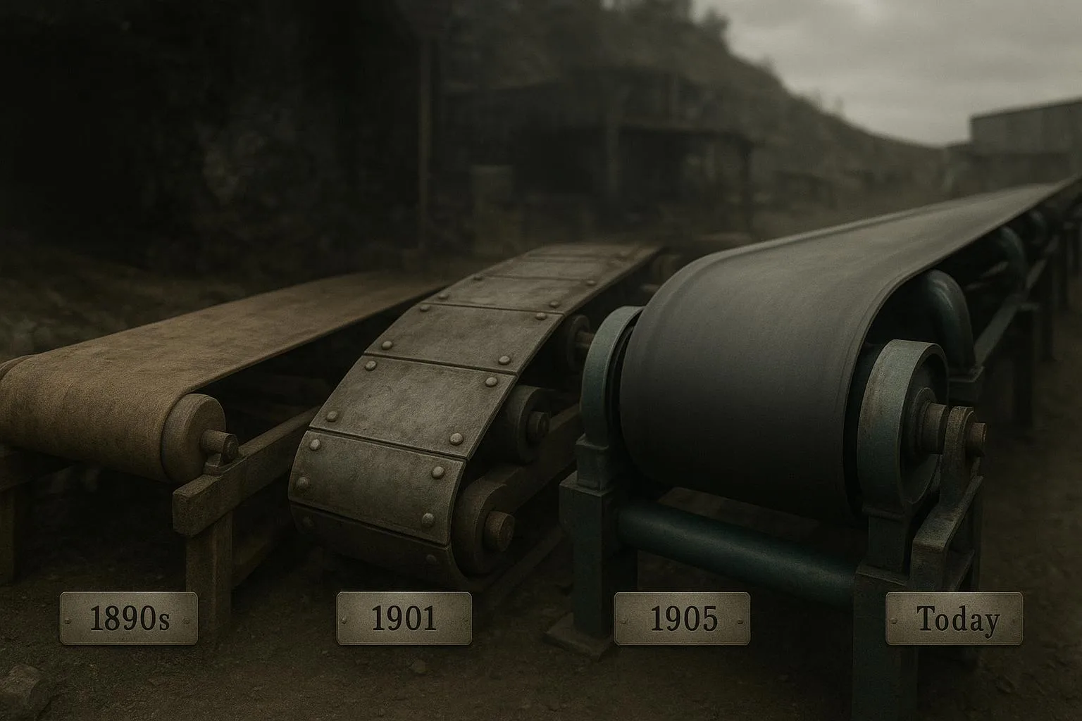 History and Invention of the Conveyor Belt: An Engineer’s View