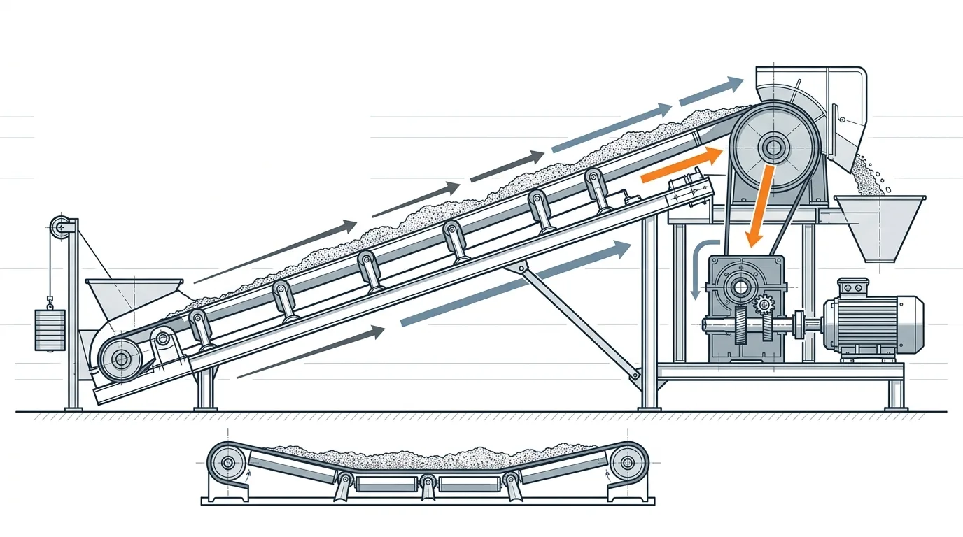 Conveyor Motor Power Sizing: DIN 22101 Guide